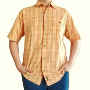 Timberland Men's Short Sleeve Button Up Shirt